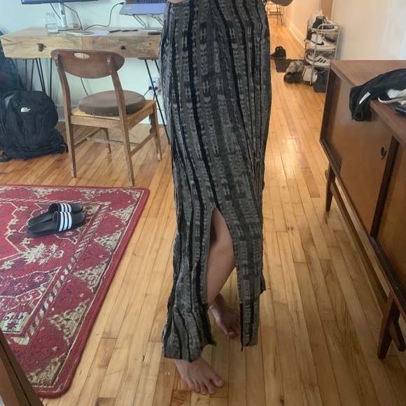 Ethnic boho artisanal maxi skirt - size 6 - Picture 8 of 11